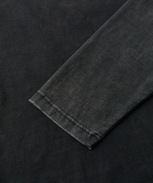 [REGULAR FIT] VEIL LONG SLEEVE (BLACK)