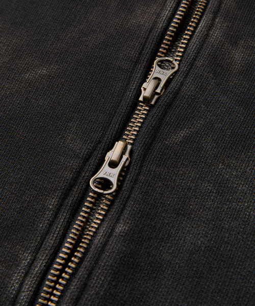 SHADE LAYER ZIP-UP HOODIE (BLACK)