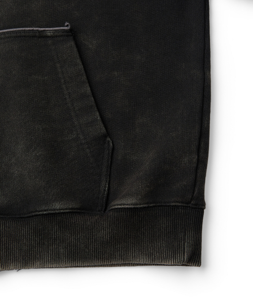 SHADE LAYER ZIP-UP HOODIE (BLACK)