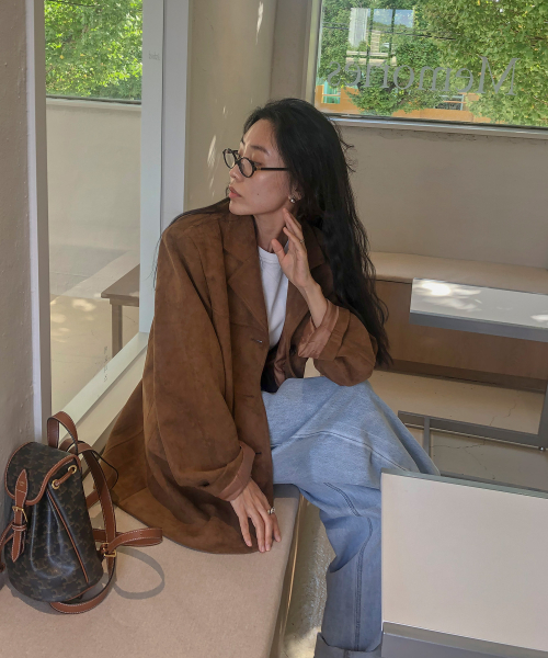 Suede Tailored Jacket JYJK729B