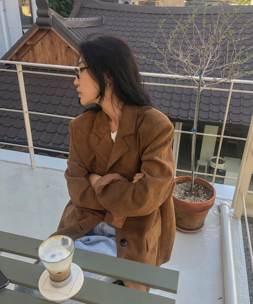 Suede Tailored Jacket JYJK729B