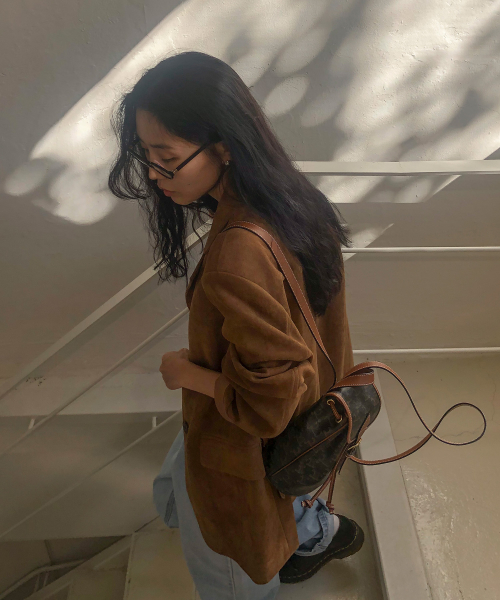 Suede Tailored Jacket JYJK729B