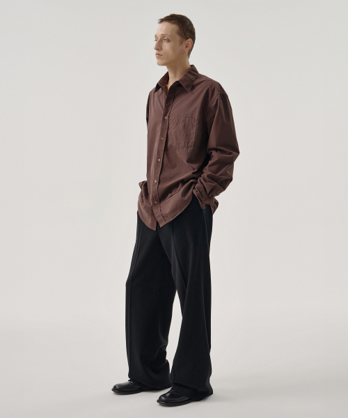 SURFACE SHIRT (BROWN)
