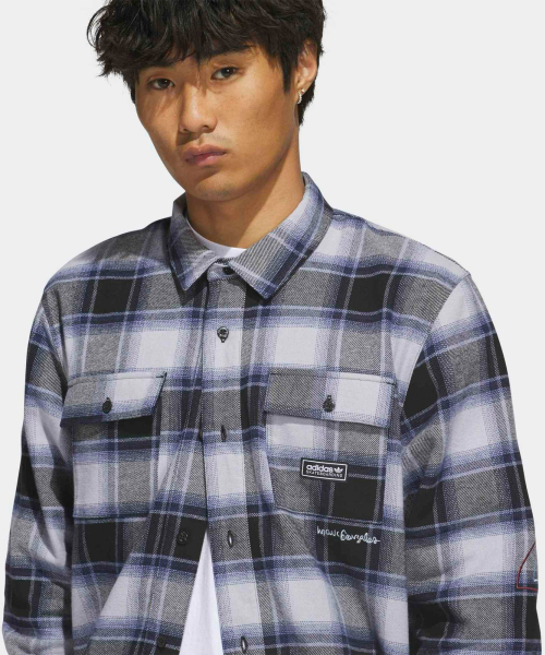 GONZ FLANNEL BLACK/MUTPRP/HALSIL