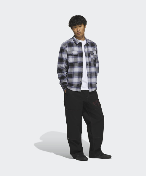GONZ FLANNEL BLACK/MUTPRP/HALSIL
