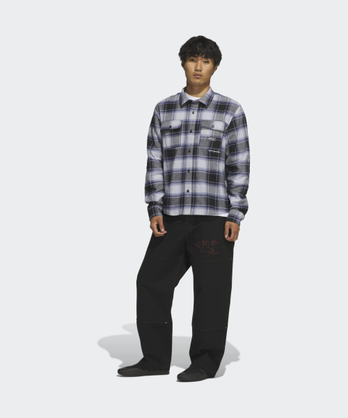 GONZ FLANNEL BLACK/MUTPRP/HALSIL