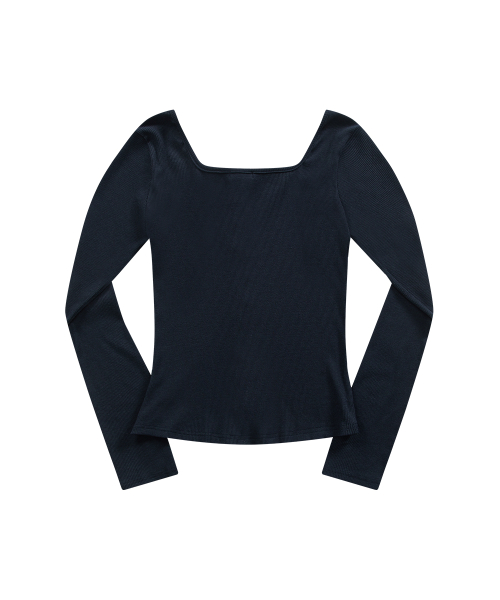 MUTE BUTTON CARDIGAN / NAVY