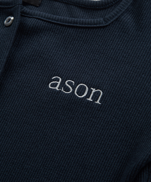 MUTE BUTTON CARDIGAN / NAVY