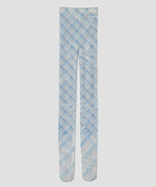 Sketch Grid Tights [Blue]