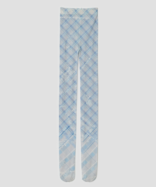 Sketch Grid Tights [Blue]