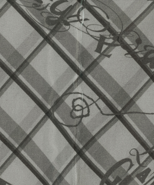 Sketch Grid Tights [Gray]