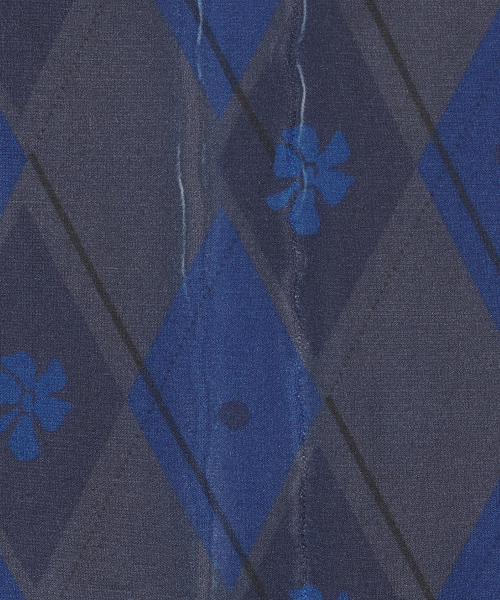 Mosaic Diamond Tights [Blue]