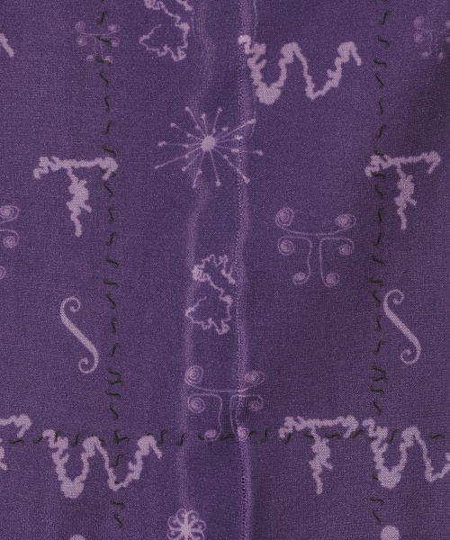 Tiny Glyph Tights [Purple]