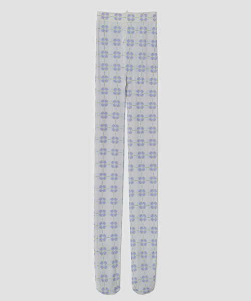 Flora Tile Tights [Gray]