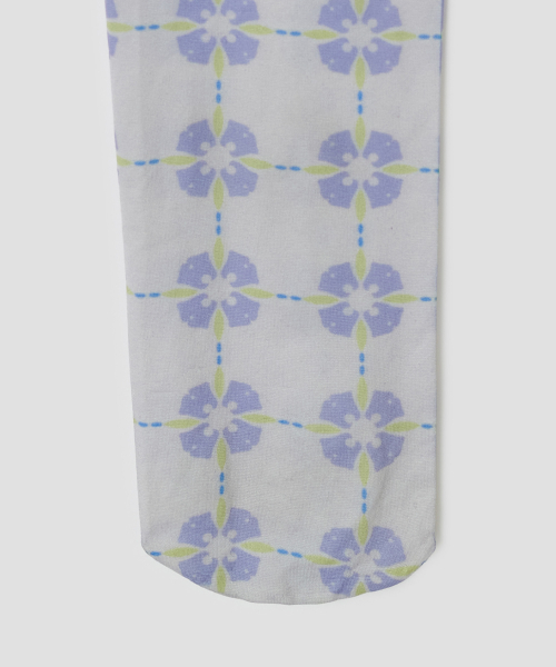 Flora Tile Tights [Gray]