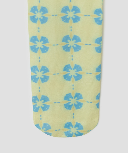 Flora Tile Tights [Lime]