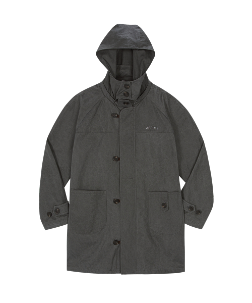 FLINT WASHED FIELD JACKET / CHARCOAL