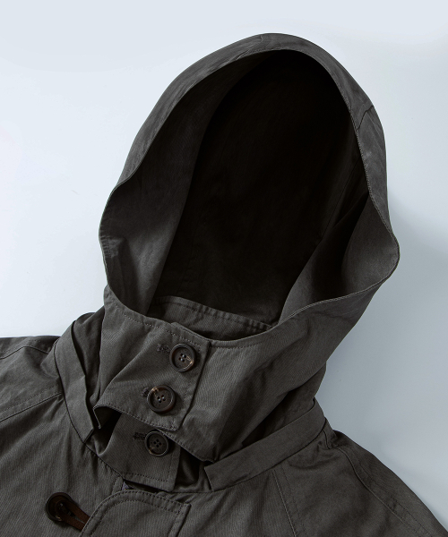 FLINT WASHED FIELD JACKET / CHARCOAL