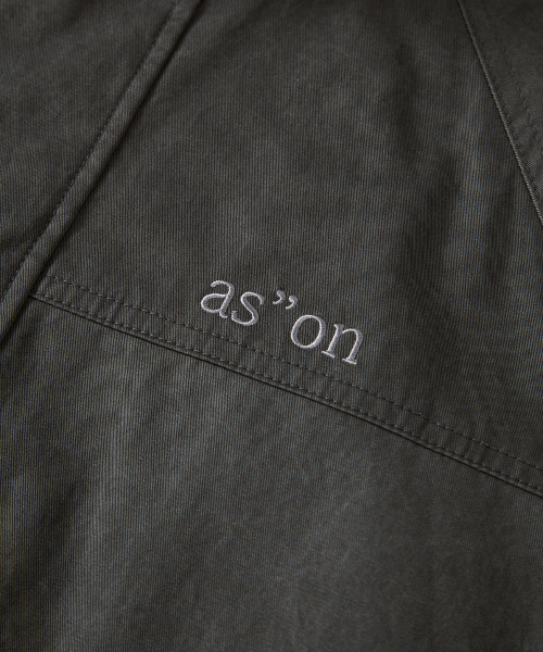 FLINT WASHED FIELD JACKET / CHARCOAL