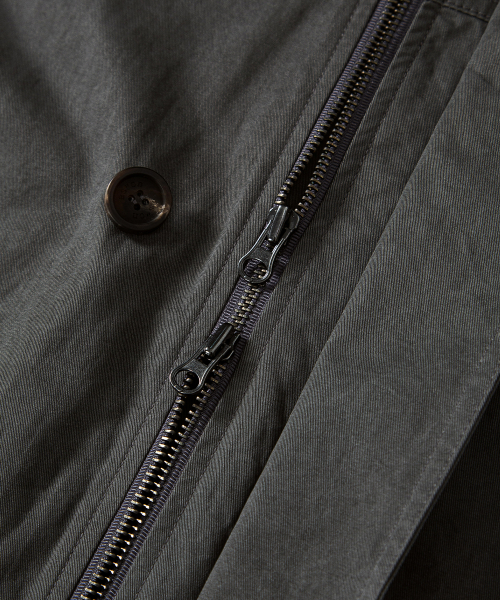 FLINT WASHED FIELD JACKET / CHARCOAL