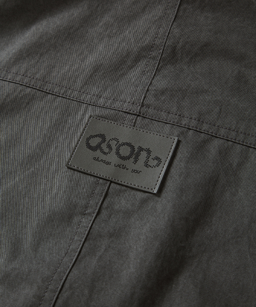 FLINT WASHED FIELD JACKET / CHARCOAL