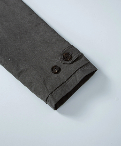 FLINT WASHED FIELD JACKET / CHARCOAL