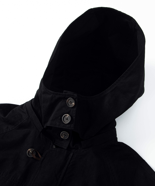 FLINT WASHED FIELD JACKET / BLACK
