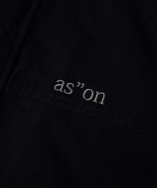 FLINT WASHED FIELD JACKET / BLACK