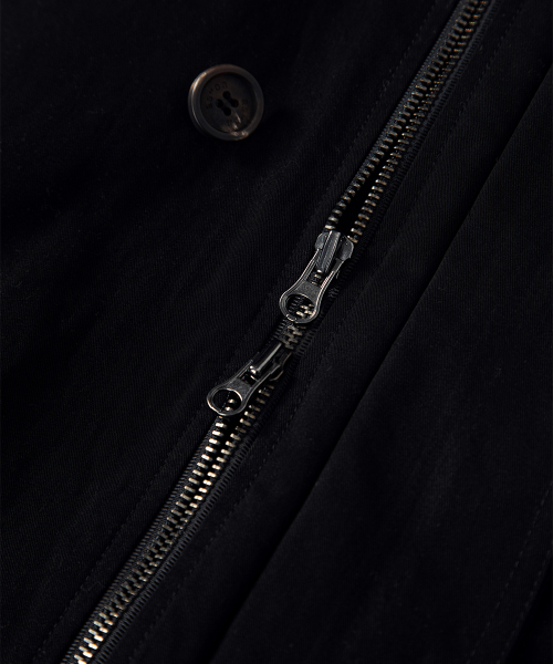 FLINT WASHED FIELD JACKET / BLACK