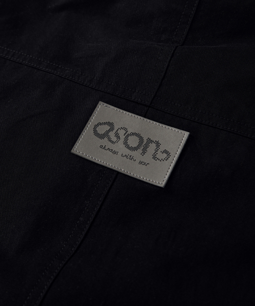 FLINT WASHED FIELD JACKET / BLACK