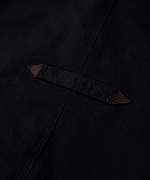 FLINT WASHED FIELD JACKET / BLACK