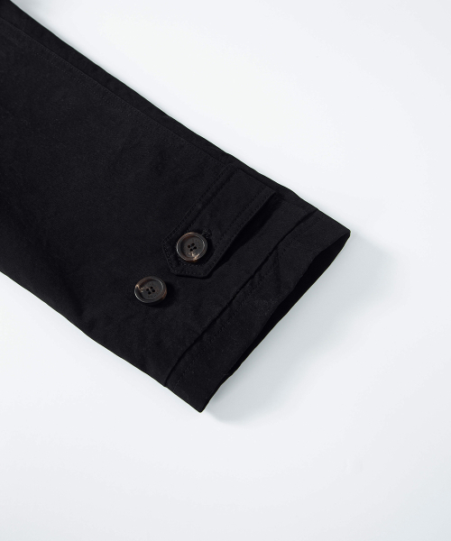 FLINT WASHED FIELD JACKET / BLACK