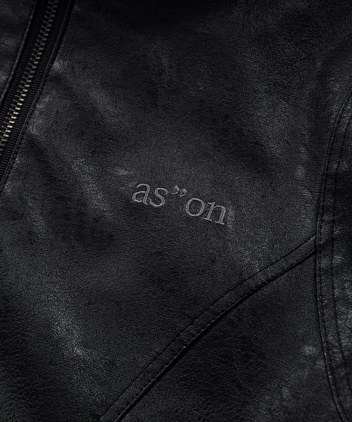 NOX CONTOUR LEATHER JACKET / BLACK