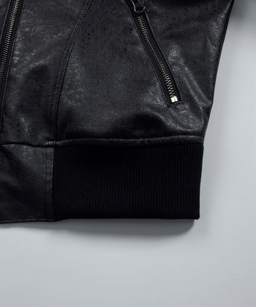 NOX CONTOUR LEATHER JACKET / BLACK