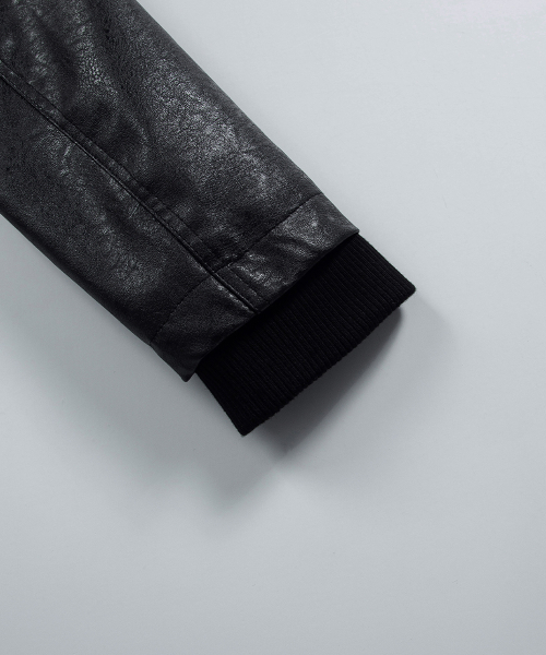 NOX CONTOUR LEATHER JACKET / BLACK