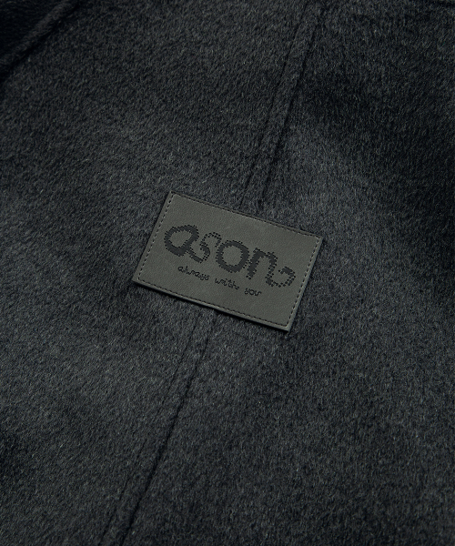MARLOW HIGH NECK COAT / CHARCOAL