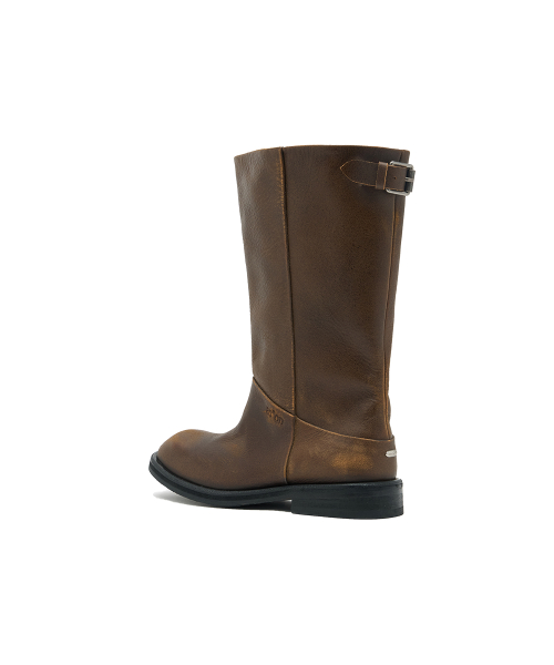 [ASON X NEGATIVETHREE] ENGINEERED BOOTS / VINTAGE BROWN