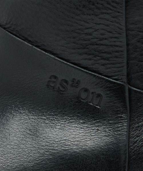 [ASON X NEGATIVETHREE] ENGINEERED BOOTS / VINTAGE BLACK