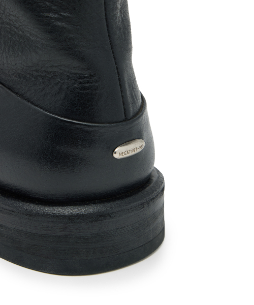 [ASON X NEGATIVETHREE] ENGINEERED BOOTS / VINTAGE BLACK