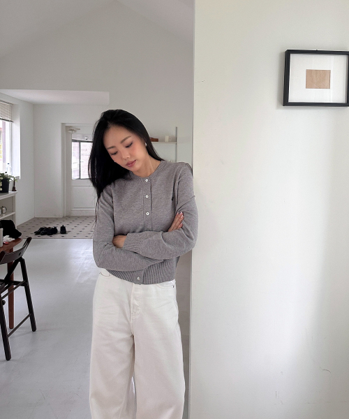 [2PACK] Round Knit Cardigan JZKT026D