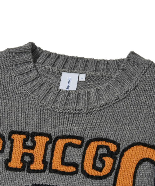Chicago Athletic Crewneck Knit_Gray