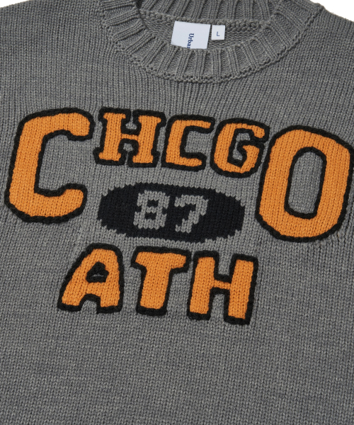 Chicago Athletic Crewneck Knit_Gray
