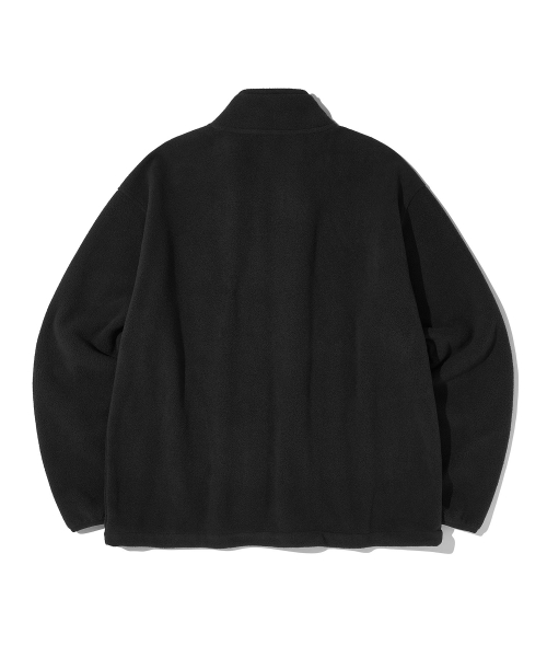 Utah Fleece Zip Jacket_Black