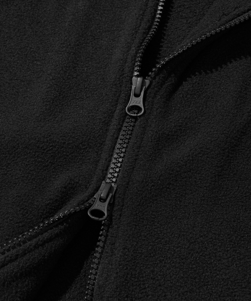 Utah Fleece Zip Jacket_Black