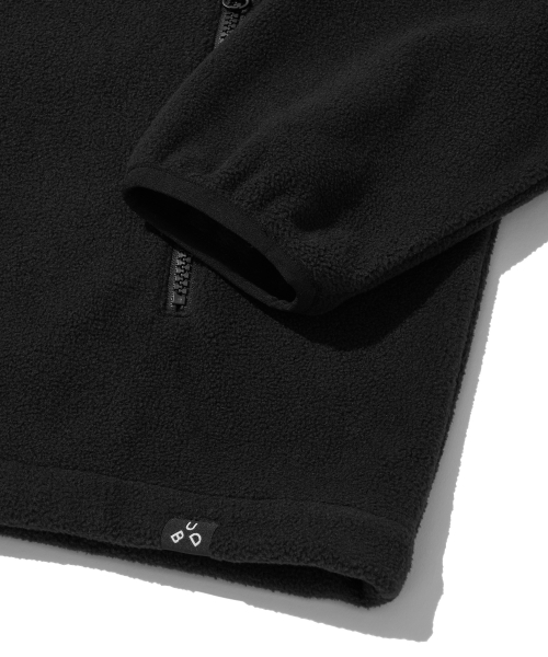Utah Fleece Zip Jacket_Black