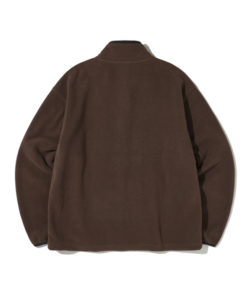 Utah Fleece Zip Jacket_Brown