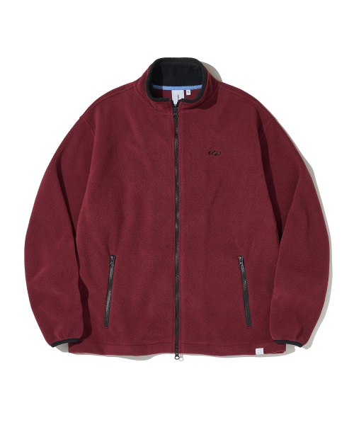 Utah Fleece Zip Jacket_Red