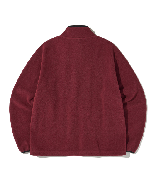 Utah Fleece Zip Jacket_Red