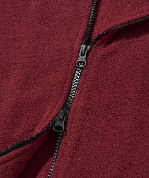 Utah Fleece Zip Jacket_Red