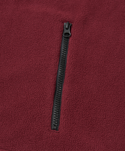 Utah Fleece Zip Jacket_Red